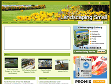Tablet Screenshot of landscapingsmall.com